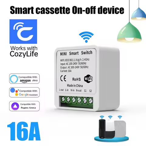 Cozylife Smart WiFi Mini Control Switch / Remote Switch / Timing APP Control for Smart Home Automati
