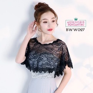 Black Party Cardigan Lace Bolero Wedding Accessories Bww027