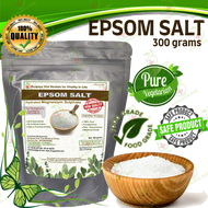 เกลือเอปซอม EPSOM SALT Hydrated Magnesium Sulphate, Rechaka Namak HIGH QUALITY FOOD GRADE 300 grams