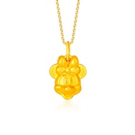 SK Jewellery Disney Face of Minnie 999 Pure Gold Pendant