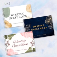 WEDDING GUEST BOOK WEDDING GUEST BOOK WEDDING PARTY GUEST BOOK/ by TOOKE