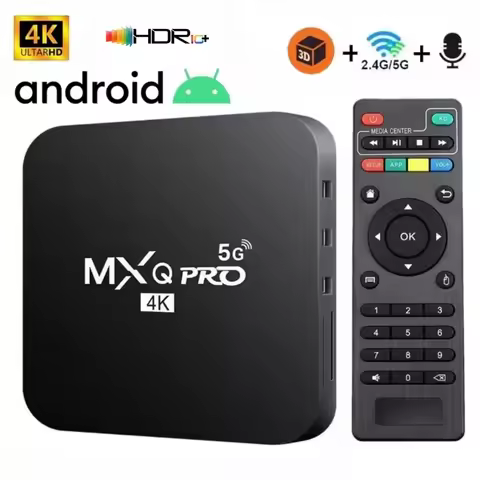 MXQ PRO TV BOX Android S905L 2.4G&5G WiFi Original Quad Core Youtube Media Player Mxq Pro 4K Set Top