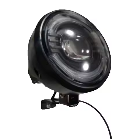 Electric Bike Front Light Waterproof 2pin/3pin Connector LED Light 36V 48V Ebike Headlight