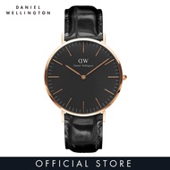 Daniel Wellington Classic Sheffield Silver 40มม. นาฬิกาผู้ชาย นาฬิกาข้อมือ