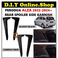 Perodua Alza 2022 - 2025 Rear Spoiler Side Pillar Garnish PERODUA ALZA 2022 ACCESSORIES