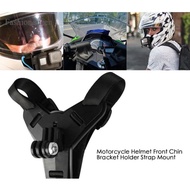 Motorcycle Helmet Chin Mount Holder Motorcycle Helmet Strap for GoPro Hero 7/6/5/4 Camera