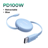 สาย USB UGREEN ชาร์จเร็ว Type C เป็น USB C PD 100W สายสำหรับ iPhone 17 16 15 Pro Max PD สายสายชาร์จแ