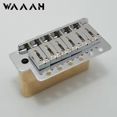 clearance sale!Guitar Tremolo Bridge 36mm 42mm Brass Saddle Stainless Steel Plate Finishing For ST G