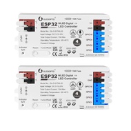 ESP32 WLED Strip Controller 4 ช่องเอาต์พุต 15A ฟิวส์ Link Level Shifter UART ดาวน์โหลด DIY แบบไดนามิ