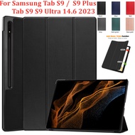 Case For Samsung Tab S9 Plus 12.4 Case 2023 Magnetic Folding Tablet Cover for Galaxy Tab S9 11 S9 Ultra 14.6 2023 Case Auto Sleep