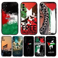 for Samsung A32 A33 A34 A35 A50 A50S A30S A51 A52 A52S A53 A54 come on Palestine Casing 6Y17 Black T
