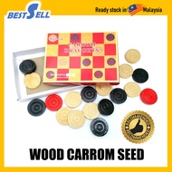 CA-2027 WOOD CARROM MEN BUAH CARROM KAYU