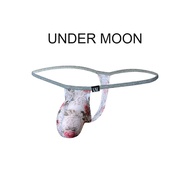 New Style Non-Fading Sexy Print Men Thong Thin Waist Pocket Embossed Pure Desire t-Pants