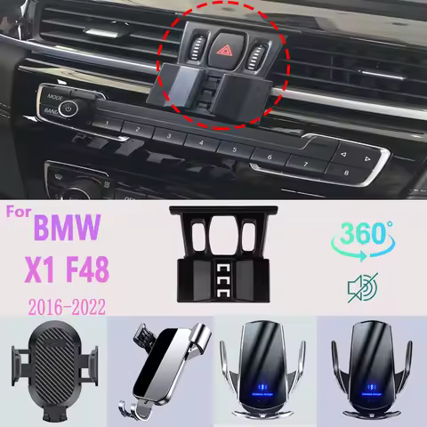 Car Phone Holder For BMW X1 F48 2016 2017 2018 2019-2022 Mobile Phone Support Car Mounts Wireless Ch