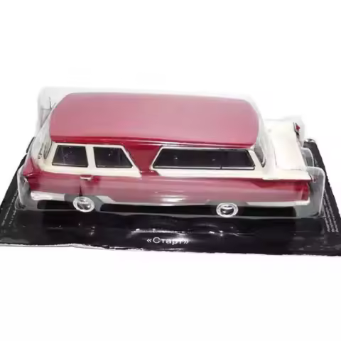 (Old Stock On Sale) DeAGOSTINI 1:43 SARB CTAPT 1963 Vintage Russian Bus Size about 12.8*4.6*4.8 cm S