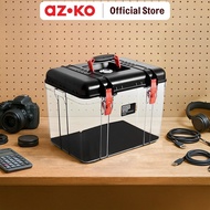 MASTERSPACE 22.4 ltr Camera Storage Box R25 - Transparent Dry Box Optical Storage Box Electronic Sto