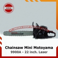 Chainsaw Motoyama 9900A 22 inch. LASER – Mesin Gergaji Kayu Mini Murah