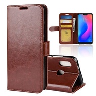 Vivo 1718 1818 1820 1811 1812 Solid Color Flip Cover Simple Leather Phone Case