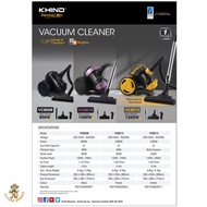 Khind 800W Vacuum Cleaner VC8008/Khind Vacuum Cleaner Bagless Max Power 1000W VC8010