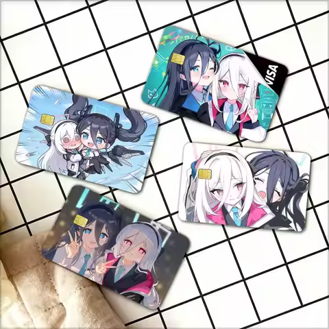 Arisu Kei Blue archive Waterproof Film Skin Cover Credit Card Stickers Debit Front Bank Bus Pass