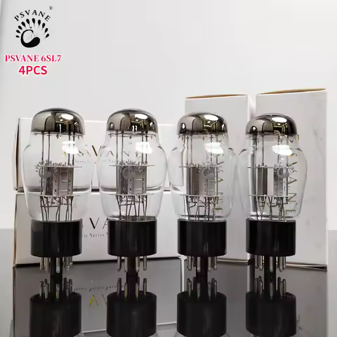 PSVANE 6SL7 Vacuum Tube Upgradat 6H9C 6N9P 5691 ECC35 6SL7GT Hifi Audio Valve For Tube Amplifier Kit
