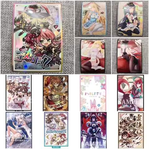 60pcs 62x89mm Game Yu-Gi-Oh! Sky Striker Ace Roze & Raye Charmer Ghostrick Card Sleeves Anime Yugioh