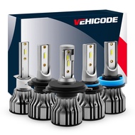 VEHICODE 1 piece H1 H4 H7 H11 HB3 9005 HB4 9006 HIR2 9012 LED Headlight Bulb Car Motorcycle Headlamp
