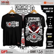 fashion 2026 Ikspi T-s Fighting Squad 80 Tshirt / BajuMicrofiberJersi