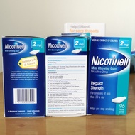 NICOTINELL Mint Chewing Gum (Permen Stop Rokok) 96 Pieces Australia