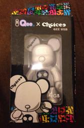 Choicee x Qee 4GB公仔熊隨身碟 4g 隨身碟 隨插即用