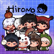 hirono waterproof vinyl stickers monster carnival little prince simper the other one echo