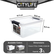 Citylife 3L Multi-Purpose Widea Stackable Storage Mini Container Box - S X-6317