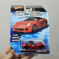 HOT WHEELS SPEED MACHINES FERRARI 599XX RED