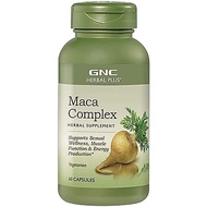 GNC Herbal Plus Maca Complex Supplement, Vegetarian, Supports Sexual Wellness, 30 Servings