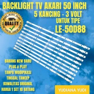BACKLIGHT TV LED 50 INCH AKARI LE50D88 LE50D88SB LE50D88ID