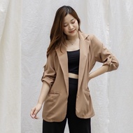 Trexus - ZRD Blazer TAKAMI/Alexa Blazer Longsleeve/Women's Blazer Outer/Korean Style Fashion Blazer/Contemporary Blazer Clothing/Fashionable Women's Blazer