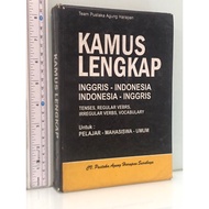 COMPLETE ENGLISH-INDONESIAN REGULAR TENSES IRREGULAR VERBS VOCABULARY/
