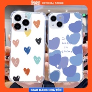 OPPO A18/A57/A60/A3S/F9/A55/A16/F5/Reno 13F/.... CaseFlexible in Heart Shape BST1