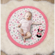 【 嬰兒保暖毛毯套裝】迪士尼米妮 Disney Minnie  幼兒毯 + 安撫手搖鈴 兩件組｜初生禮物｜嬰兒禮物 | 平行進口