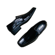BAOJI รองเท้าคัชชูหนัง สีดำ  รุ่น BJ3385   ไซส์ 39-46 รองเท้าทำงาน รองเท้าทางการ