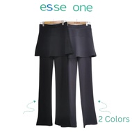 Esseone [Ready Stock] Seluar Skirt Muslimah Fashion Sukan Cotton Wanita Women Ladies Skirt with Spor