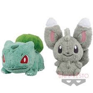 Pokemon Bulbasaur & Minccino Fluffy Plush