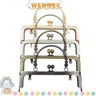WENNEY Purse Frame Kiss Clasp Metal Bag Clasps Bag Frame Buckle Handle Bag Accessories Bag Making Ba