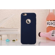 Lize Apple Iphone6 Plus / Iphone 6 plus / Iphone 6G plus / Iphone 6S plus Ori / Iphone 6+ Ukuran 5.5 inch Softshell / Jelly Case / Soft Case / Soft Back Case / Silicone / Silicon / Silikon / Case Iphone / Case HP / Casing Handphone Iphone 6+ - Biru Tua