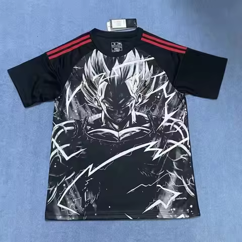 Dragon Ball 2025 Summer Japan Football Sweatshirt Men's Sweat-absorbing T-shirt Quick-drying Latest 