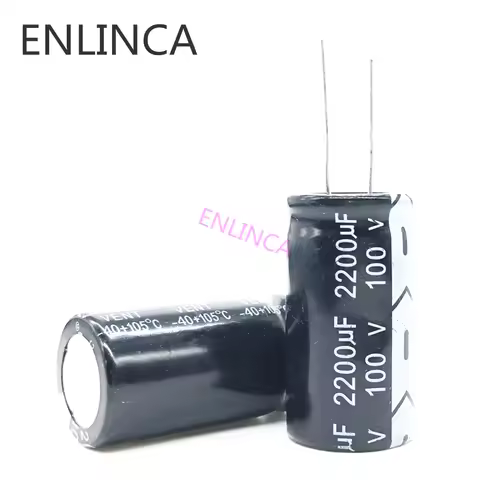 2pcs/lot T37 100v 2200UF aluminum electrolytic capacitor size 22*40 2200UF 20%