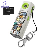 greatbuy666-2K Digital Mini Action Camera Thumb Keychain Camera Retro Video Recorder Portable Pocket