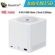 Beelink ME Mini NAS Intel Twin Lake N150 LPDDR5 4800MHz WiFi6 Home Network Storage MINI Host