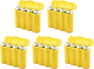 5 AA/AAA / CR123A Gold Battery Holder Storage Cases