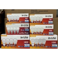 Inlite - Inlite Value Led Bulb Lamp INB010 3WAT/ 5WAT 7WATT/ 9WATT/ 12WATT/ 15WAT/ 18WATT White/ Yel